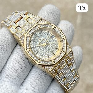 AP Royal Oak Yellow Gold Diamond Bezel