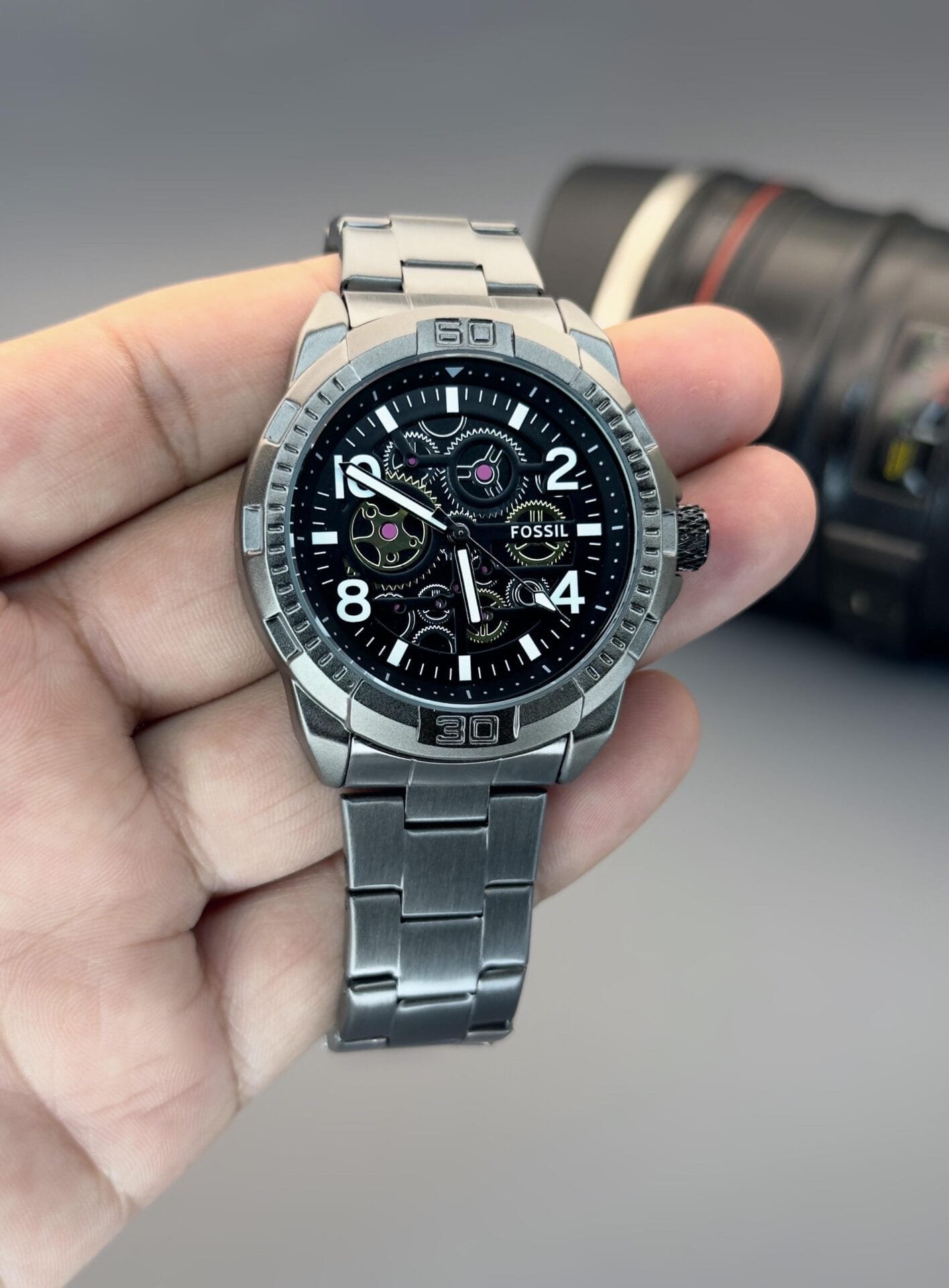 Fossil Fsb Bracelet-steel Metal Watch (2)