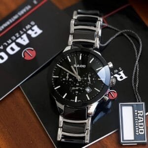 Rado Black Centrix Chronograph Watch