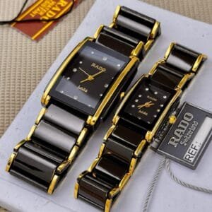 Square Dial Perfect Couple Watch