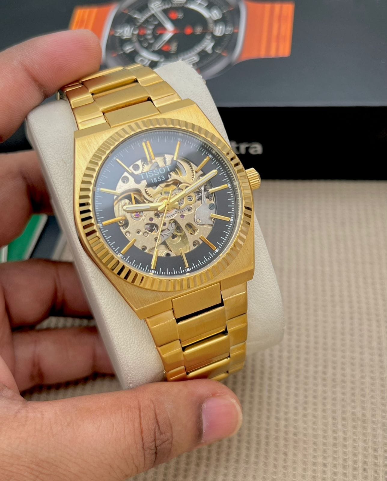 Tissot Men’s Automatic Gold Watch (1)