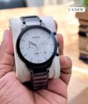 Analog Chrono Ceramic Chain Watch (1)
