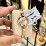 Coach Dial Stainless Steel Strap Watches (2)