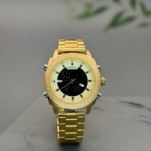 Men's Fossil Watch Digital And Analog Watch