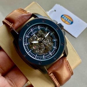 Fossil Meccanico Steel Black Pvd Case