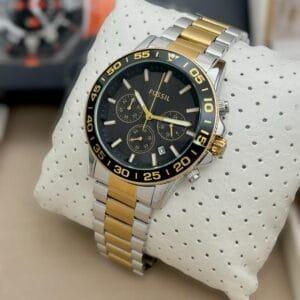 Fossil Solid Steel Back Watch For Men’s