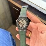 Hublot Olive Green White Figure Black Dial (2)