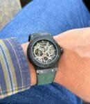 Hublot Olive Green White Figure Black Dial (2)