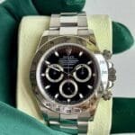 Men’s Platinum Chronograph Watch – White Dial Design (4)