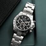 Men’s Platinum Chronograph Watch – White Dial Design (4)