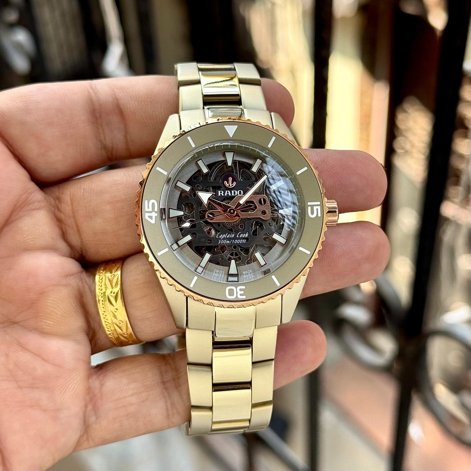 Luxury High-Tech Skeleton Watch with Gold Accents (2)