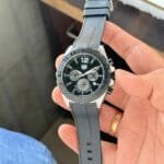 Men’s Formula 1 Style Racing Watch with Black Fiber Strap and Smart Fit Design (1)