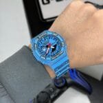 Men's Sporty Digital Watch with Auto-Light Feature – Manga Edition Style