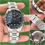 Men’s Steel Watch with Fine Brushed Case and Fixed Steel Bezel (1)