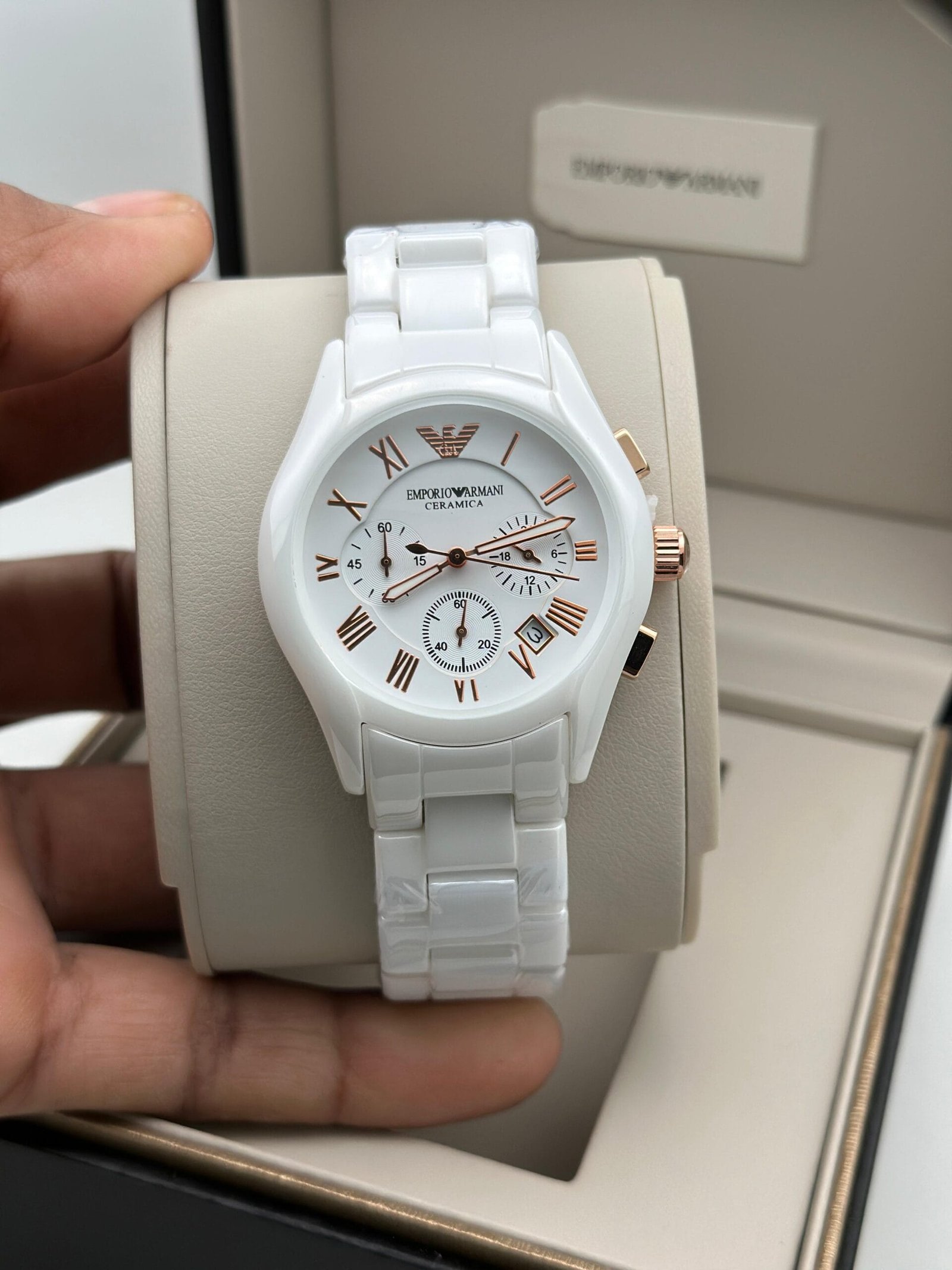 Men's Full Ceramic Chronograph All Functions Including Date Working