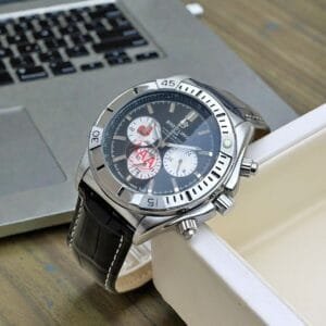 Men's 7A Quality Steel Body Watch | Leather Belt with Quartz Movement