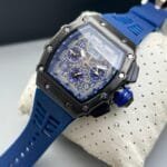 Luxury Tonneau-Shaped Skeleton Watch | Multi-Color Intricate Dial for Men