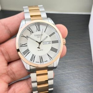 7AA Premium Men's Quartz Watch | 42mm Steel Case with Date, Battery Operated