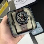 Men's Sport Tourer Watch | Premium Brown Leather Strap Design