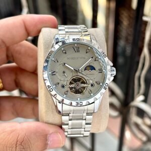 Automatic Open-Heart Masterpiece | Men's Swiss-Inspired Mechanical Elegance