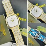 Men's Slim Quartz Watch with Diamond Dial and Premium 42mm Case