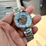 Men’s Luxury Automatic Watch with Rotating Tourbillon and 42mm Dial