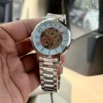 Men’s Luxury Automatic Watch with Rotating Tourbillon and 42mm Dial