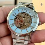 Men’s Luxury Automatic Watch with Rotating Tourbillon and 42mm Dial