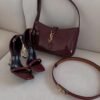 Cherry Patent Leather Shoulder Bag BSBmart