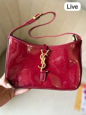 Cherry Patent Leather Shoulder Bag BSBmart