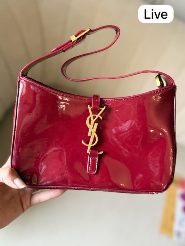 Cherry Patent Leather Shoulder Bag BSBmart