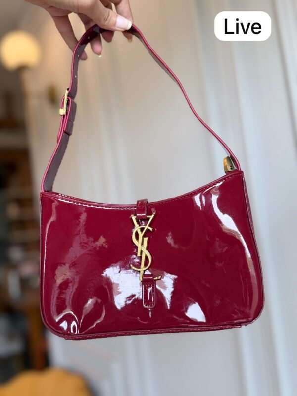 Cherry Patent Leather Shoulder Bag BSBmart