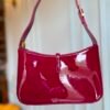 Cherry Patent Leather Shoulder Bag BSBmart