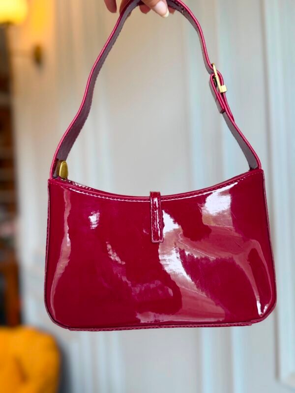 Cherry Patent Leather Shoulder Bag BSBmart