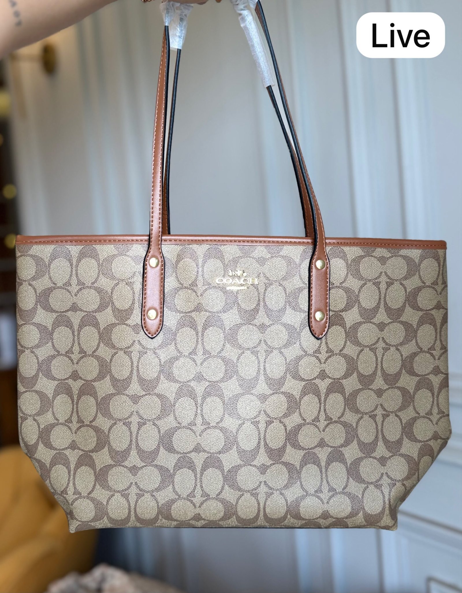 Luxury Women Town Tote Bag with Gift Box 