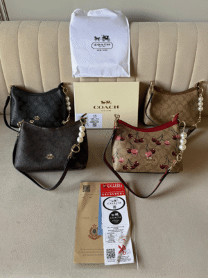 Pearl Charm Shoulder Bag for Women BSBmart