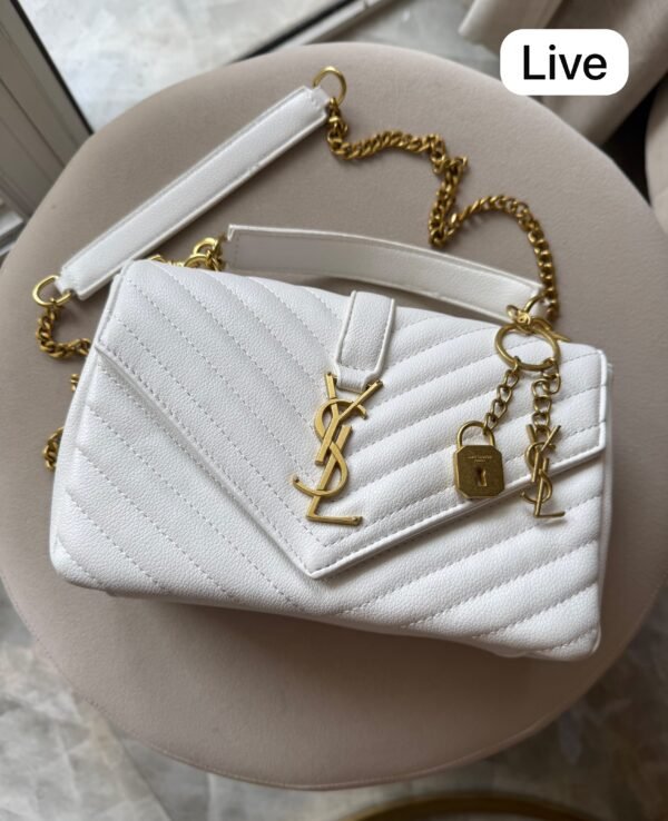 Quilted Chain Bag with Lock Charm BSBmart (3) Quilted Chain Bag with Lock Charm BSBmart