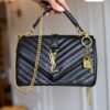 Quilted Chain Bag with Lock Charm BSBmart (4) Quilted Chain Bag with Lock Charm BSBmart