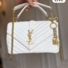 Quilted Chain Bag with Lock Charm BSBmart (6) Quilted Chain Bag with Lock Charm BSBmart