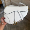 White Curved Shoulder Bag for Women BSBmart