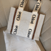 Beige Canvas Tote Bag for Women BSBmart