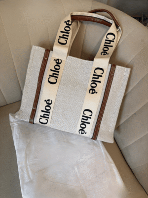 Beige Canvas Tote Bag for Women BSBmart