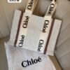 Beige Canvas Tote Bag for Women BSBmart