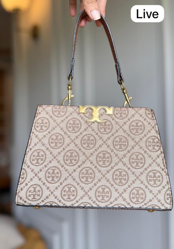 Beige Monogram Handbag for Women | BSBmart