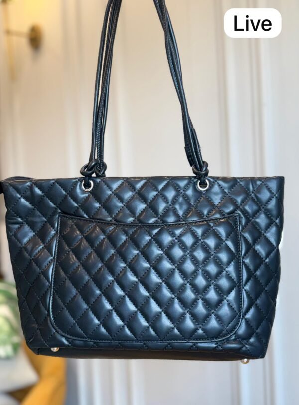 Black Statement Tote Bag for Women | BSBmart