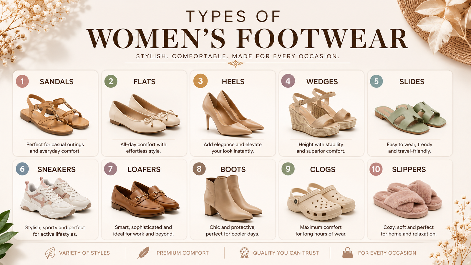 Women's Footwear Guide (2026): Types, Trends & Buying Tips