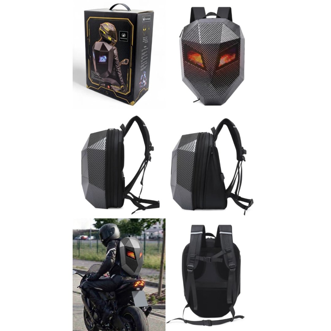 LED Hard Shell Backpack for Travel BSBmart