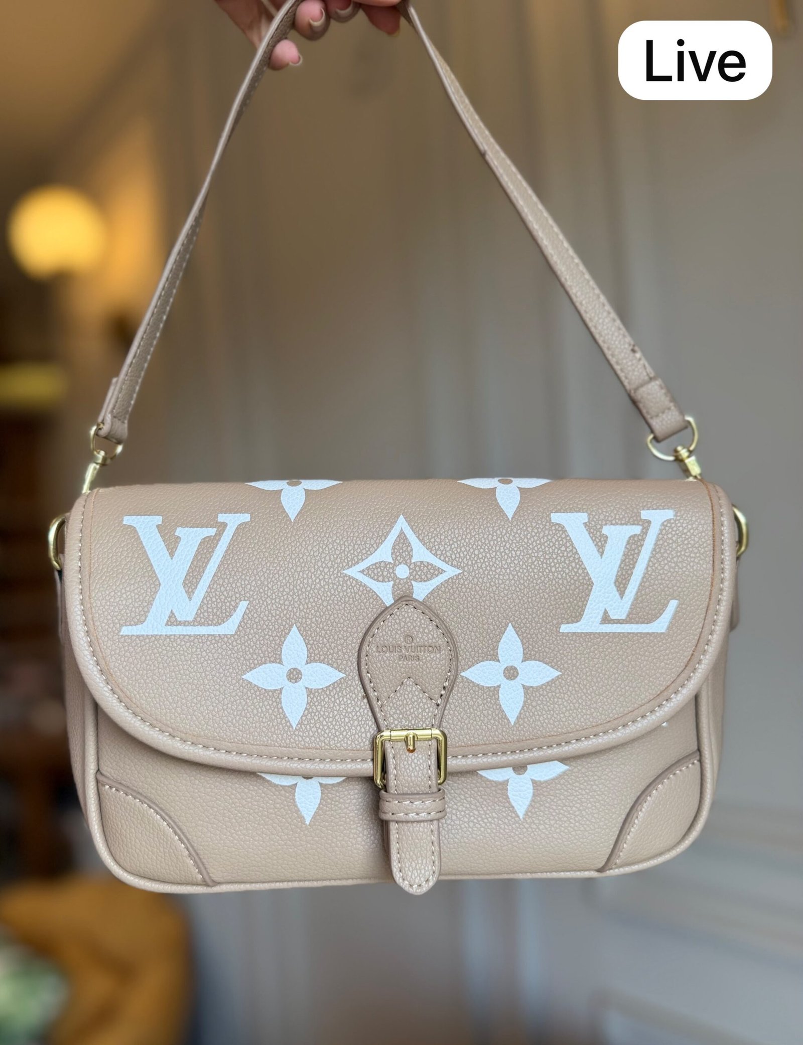 Monogram Shoulder Handbag for Women BSBmart