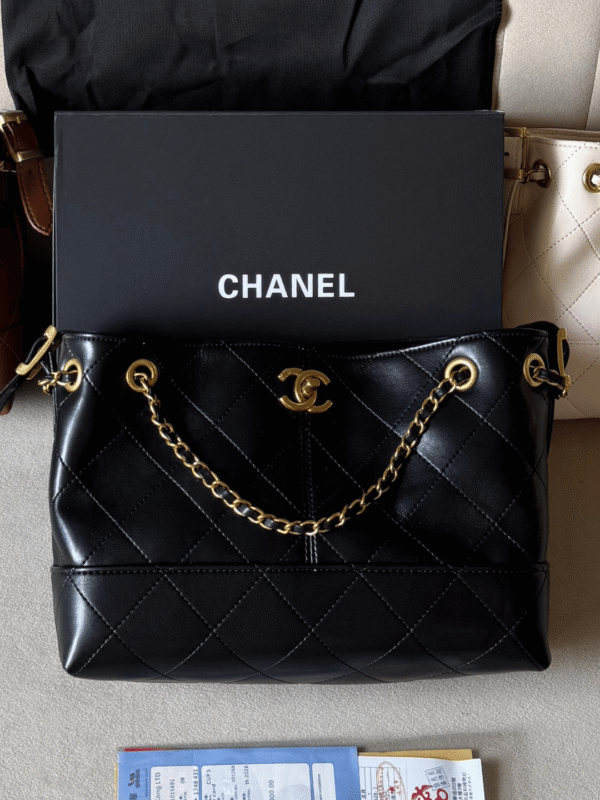 Quilted Calfskin Shopping Bag BSBmart Quilted Calfskin Shopping Bag BSBmart