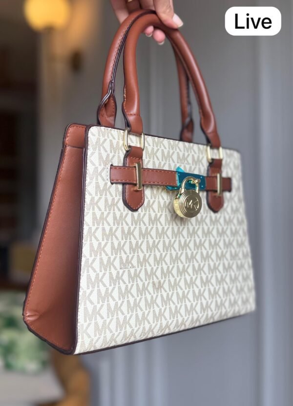 Refined Lock Satchel Bag for Women BSBmart